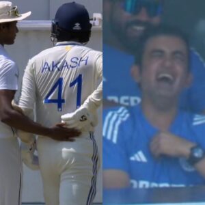 Read more about the article Akash Deep Suffers Unfortunate Blow, Gautam Gambhir Seemingly Cannot Stop Laughing