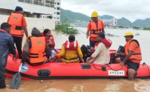 Read more about the article Rain Fury Kills 10 In Andhra Pradesh, Several Districts Flooded