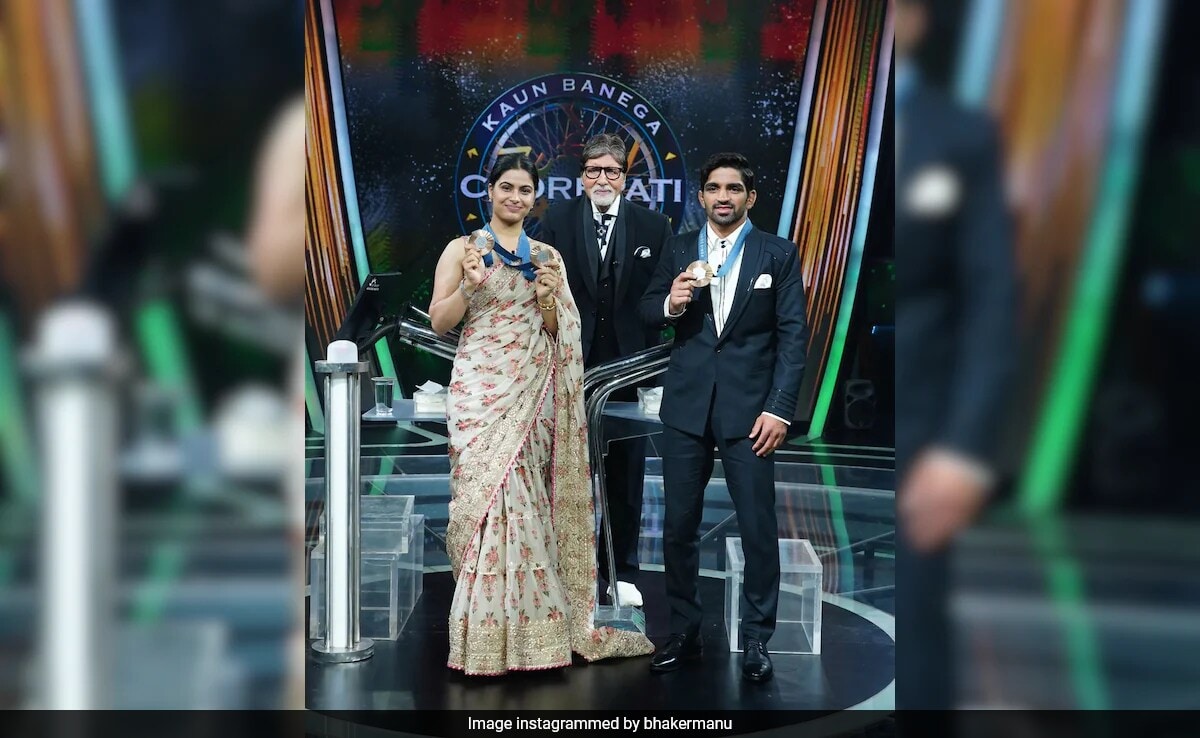 Read more about the article Manu Bhaker And Aman Sehrawat’s “Unique Fair Of Laughter And Knowledge” With Amitabh Bachchan