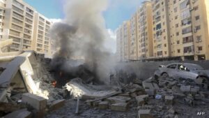 Read more about the article Israel Strike Targets Beirut Southern Suburbs Again: Lebanon State Media