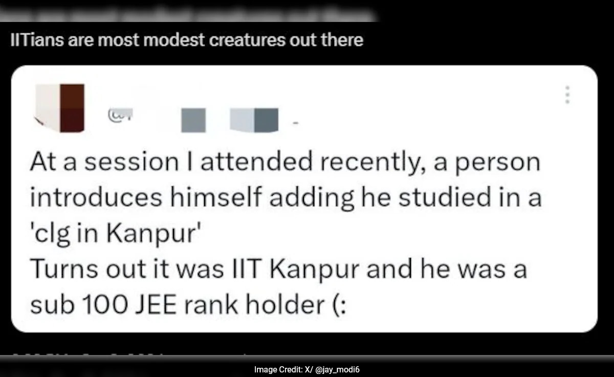 Read more about the article Debate Erupts Over Viral Post About IIT Graduates