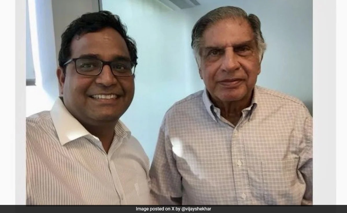 Paytm's Vijay Shekhar Sharma Deletes Post On Ratan Tata After Internet Calls It Disrespectful