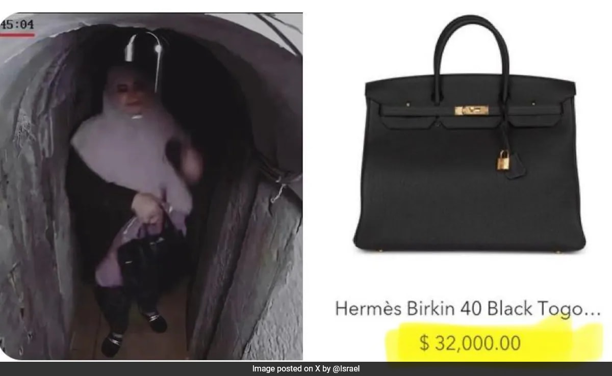 Internet Reacts To Israel's Claim Of Yahya Sinwar's Wife's Rs 26 Lakh Hermes Bag