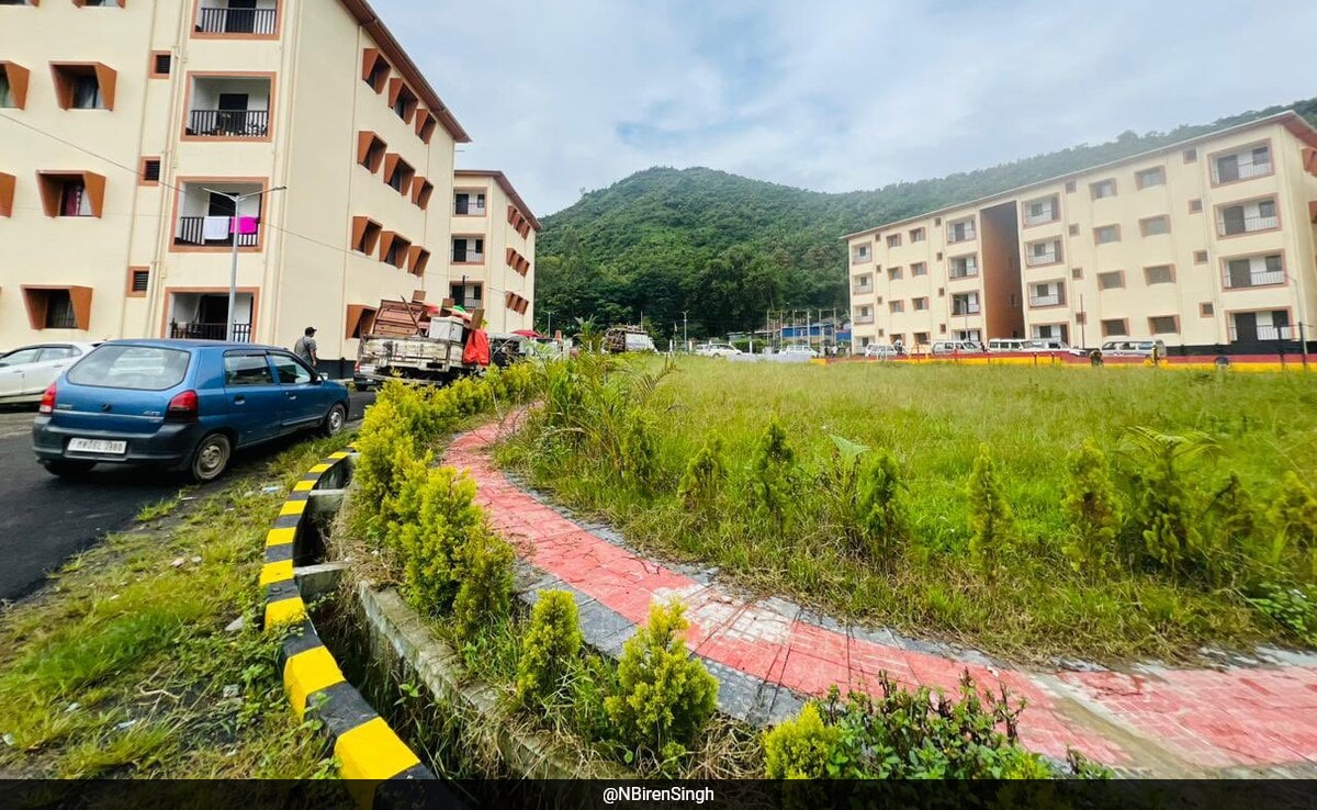 Read more about the article Displaced Families In Violence-Hit Manipur Move Into Newly Built Housing Complex, Chief Minister N Biren Singh Posts Pics