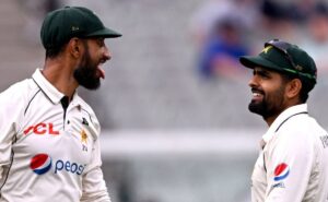 Read more about the article Pakistan Test Skipper Shan Masood Praises Babar Azam, Calls Him “One Of The Best Batsmen In The World”