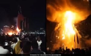 Read more about the article Ravan Effigy Burning Or “Nuclear Blast”? This Dussehra Video Has Gone Viral