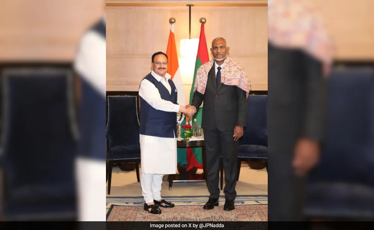 Read more about the article JP Nadda Meets Maldives President, Both Agree To Enhance Party-To-Party Relations