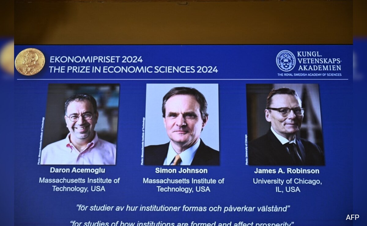 Trio Wins 2024 Nobel Prize In Economics For Work On Wealth Inequality