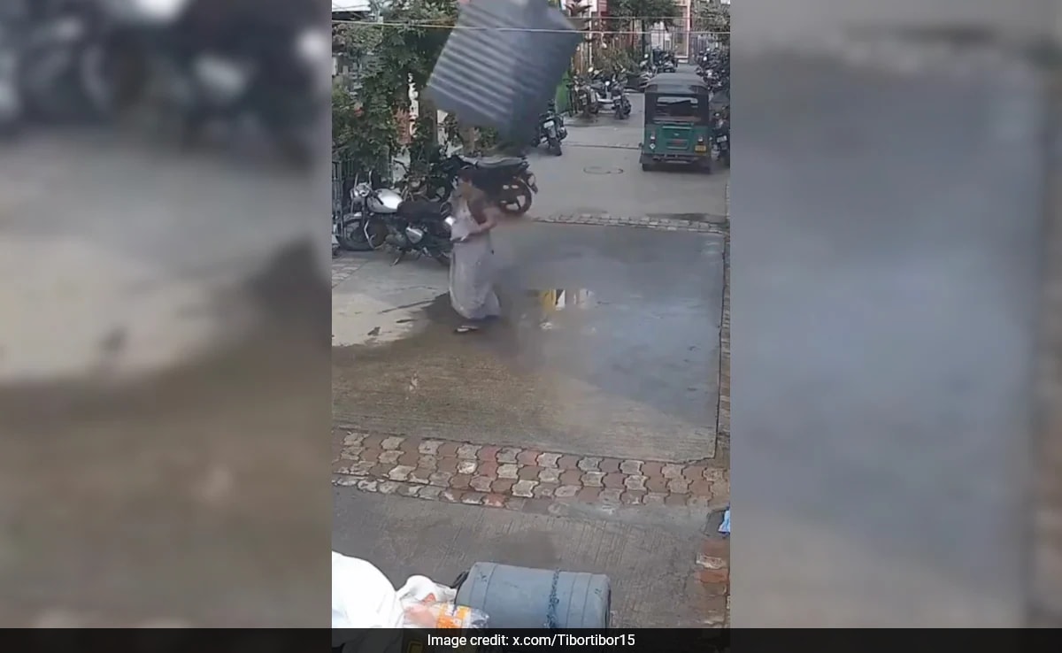 Video: Water Tank Falls On Woman. Here's What Happens Next