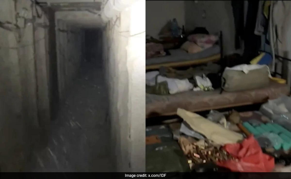 Israel Shares Video Of Hezbollah Tunnel