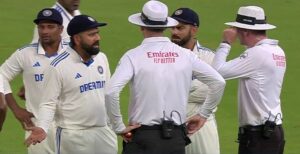 Read more about the article Rohit Sharma And Virat Kohli Argue With Umpires As Bad Light Controversy Hits India vs New Zealand 1st Test