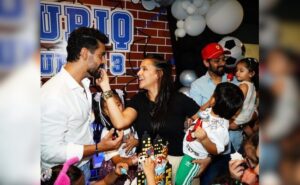 Read more about the article Neha Dhupia, Angad Bedi Host A Spiderman-Themed Birthday Party For Son Guriq’s Third Birthday