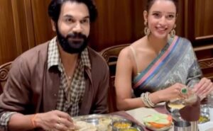 Read more about the article Tripti Dimri, Rajkummar Rao Enjoy Gujarati Thali In Ahmedabad