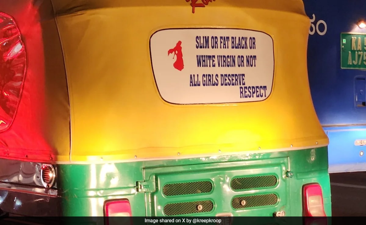 Read more about the article Bengaluru Auto’s Gender Equality Message Sparks Debate