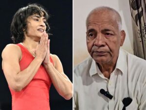 Read more about the article “He Cried…”: Vinesh Phogat Accused Of Not Thanking ‘Coach’ Mahavir Phogat By Cousin Babita Phogat