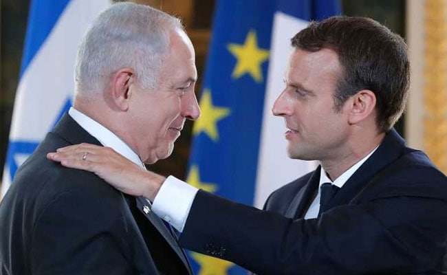 Read more about the article Netanyahu As Macron Criticises Israel, Calls For Halt On Arms Deliveries