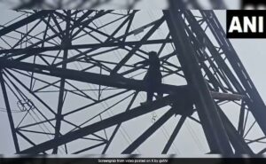 Read more about the article Delhi Man Climbs High-Tension Pole, Demands Talks With PM Modi, Chief Minister, Chief Justice