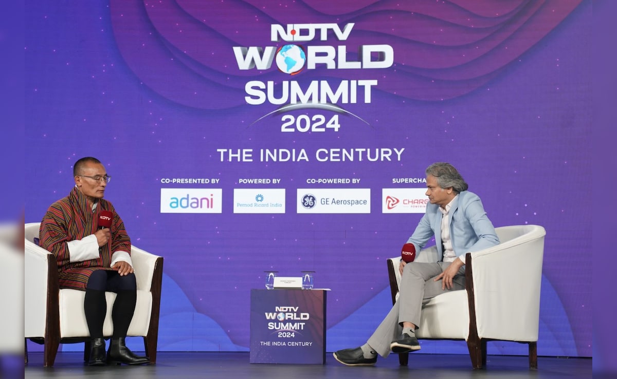 Read more about the article Bhutan PM At NDTV World Summit