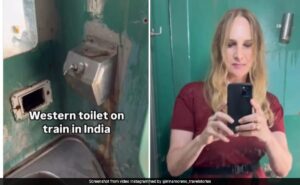 Read more about the article Foreigner’s Video Showing Poor Condition Of Toilet On Indian Train Sparks Debate