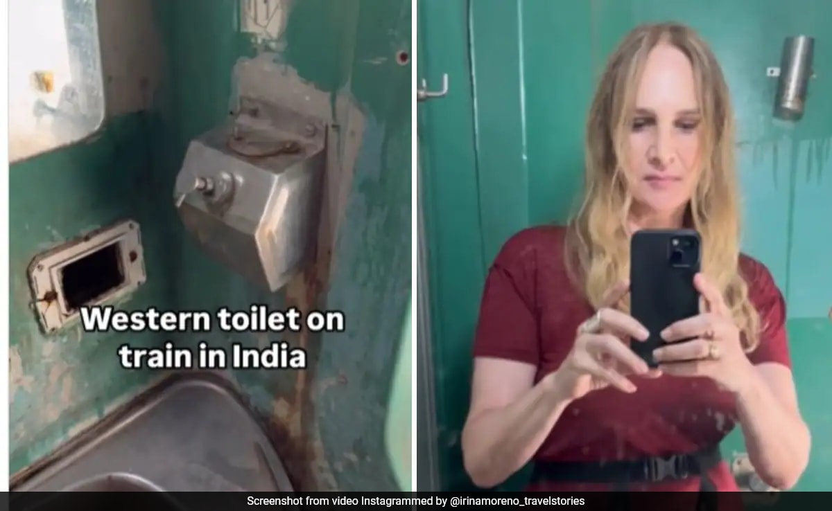 'Increase Your Budget': Foreigner's Video Showing Poor Condition Of Toilet On Indian Train Sparks Debate