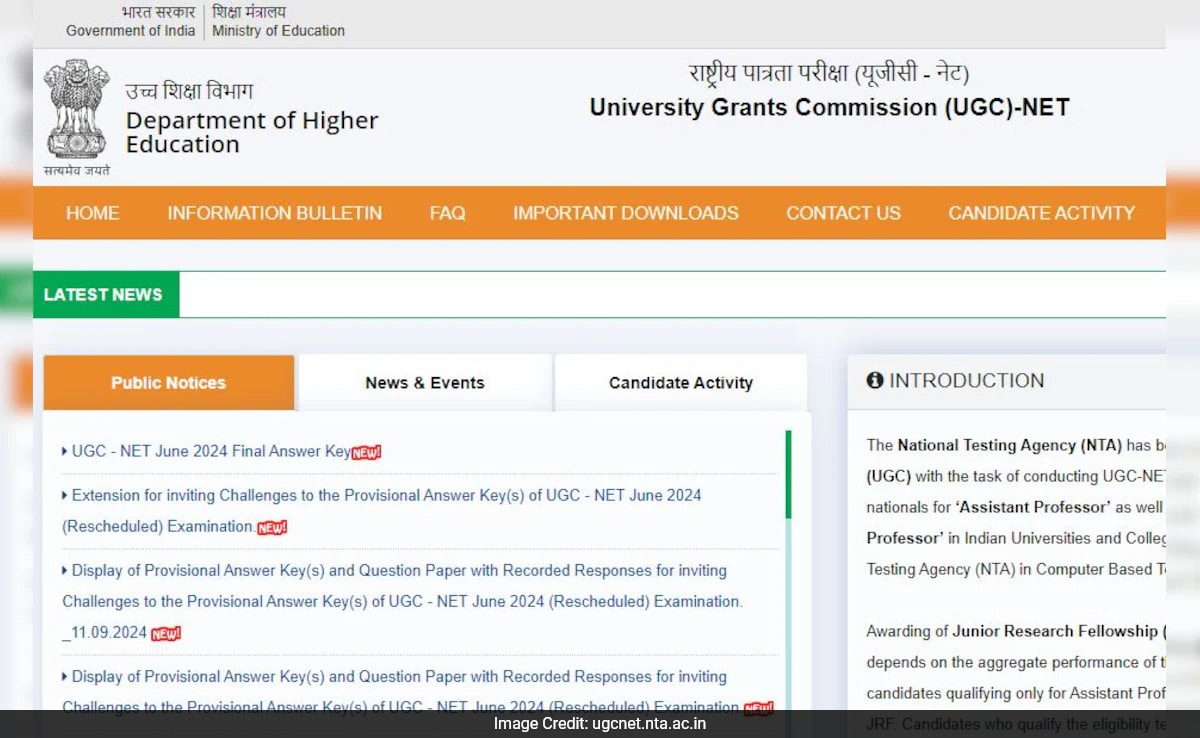 Read more about the article UGC NET Final Answer Key 2024 Released, Check Steps To Download