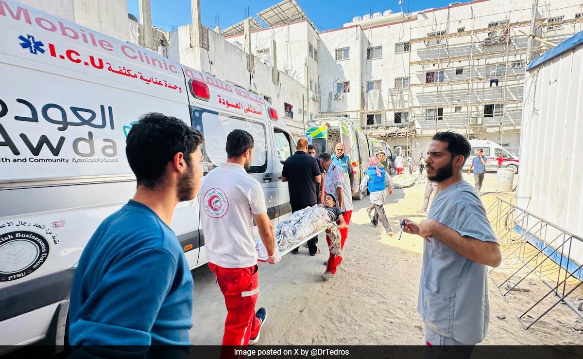 Read more about the article WHO-Palestine Red Crescent Operation Resupply Two Hospitals In Northern Gaza