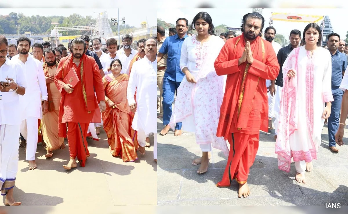 Pawan Kalyan Renounces 11-Day Penance At Tirumala Temple