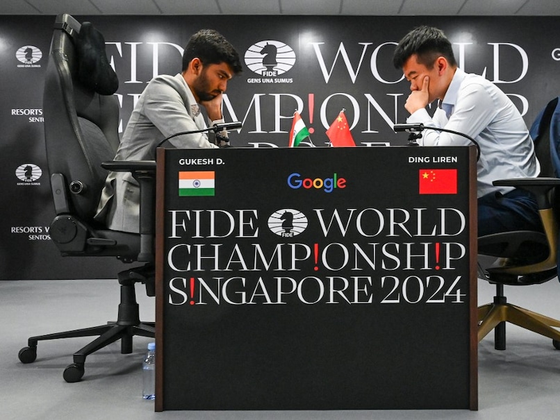 D Gukesh Draws With Ding Liren, Scores Still Tied After 5 Games In World Chess Championship