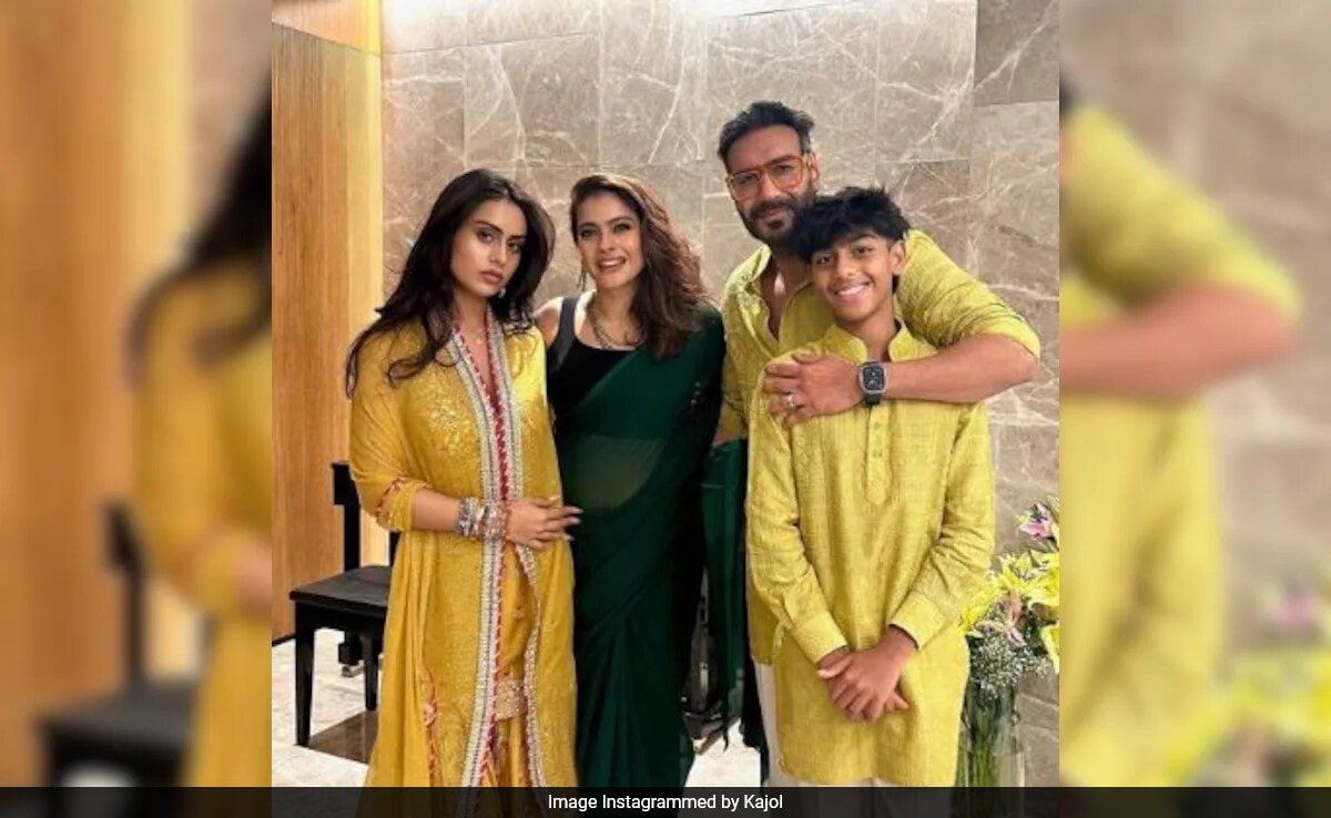 Inside Pics From Kajol, Ajay Devgn, Nysa And Yug's Diwali Famjam