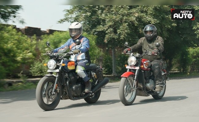 BSA Gold Star 650 vs Royal Enfield Interceptor 650; Retro Comparison Review