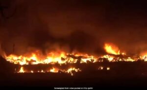 Read more about the article Fire Breaks Out At Factory In Delhi’s Alipur, 34 Fire Tenders Rushed