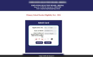 Read more about the article MP TET Admit Card 2024 Out, Check Steps To Download