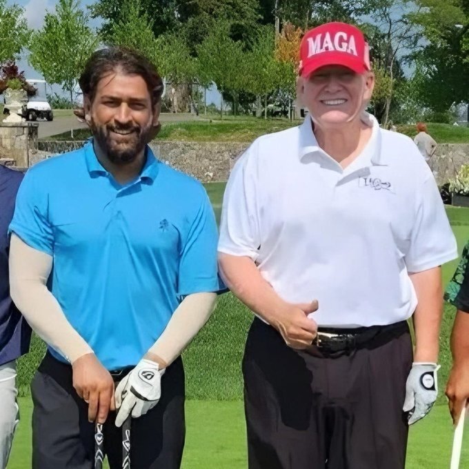 "Just 1 Golf Match With MS Dhoni And..": Donald Trump's US Election Win Sees 'Thala For A Reason' Meme Fest