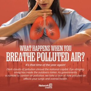 Read more about the article In Graphics | What breathing polluted air does to your body? – Firstpost