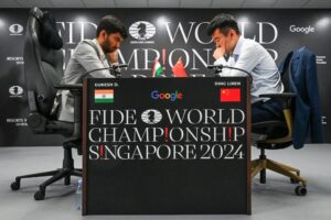 Read more about the article D Gukesh Draws With Ding Liren In Second Game Of World Chess Championship