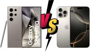 Read more about the article Samsung Galaxy S24 Ultra 5G vs Apple iPhone 16 Pro Max: Which is Better?