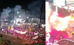 Read more about the article Fire Erupts During Aarti To Mark Election Victory In Maharashtra