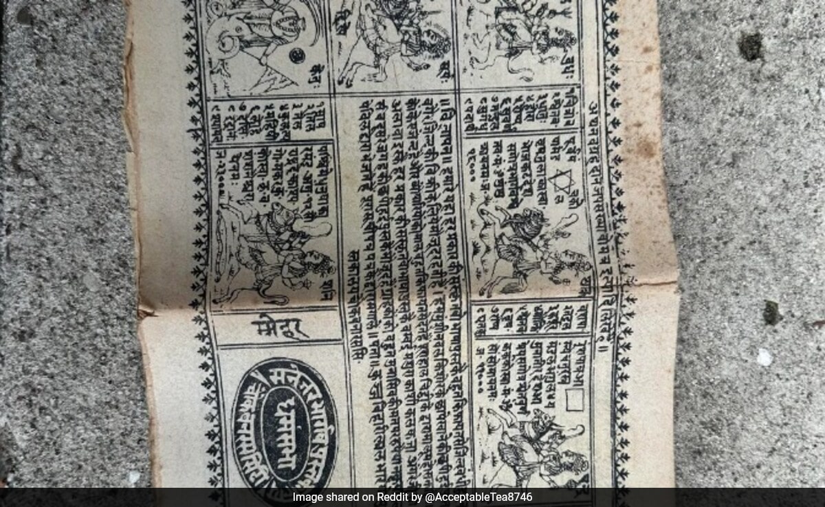 Redditor Seeks Online Help To Decode Mysterious Devanagari Text He Found At German Flea Market