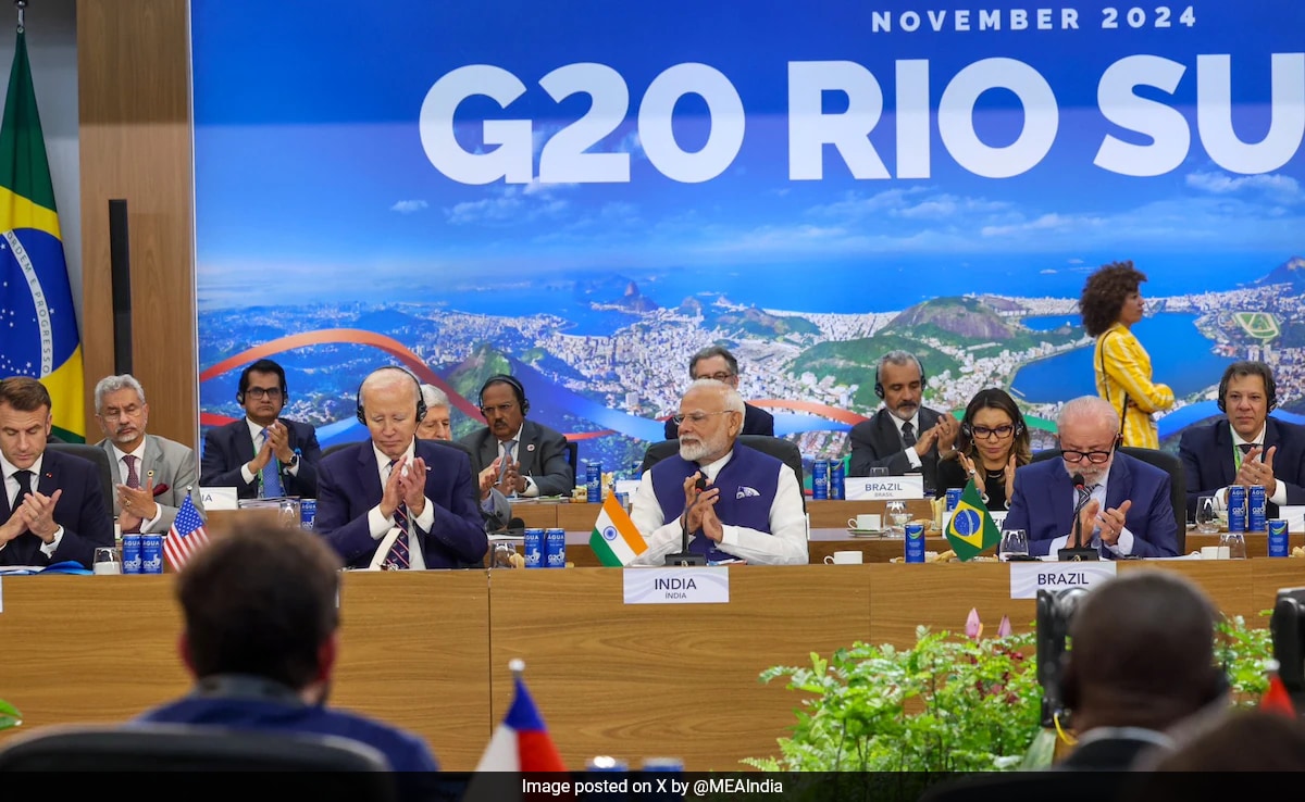 Read more about the article At G20 Summit, PM Modi Calls For Efforts Towards A More Sustainable Future