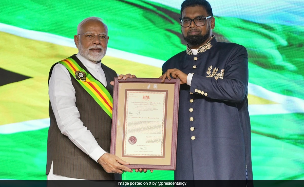 Guyana President Praises PM Modi's Leadership