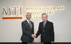 Read more about the article Foreign Minister S Jaishankar Discusses Ties With Singapore’s Deputy PM