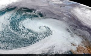 Dramatic Satellite Image Shows Massive Bomb Cyclone Approaching California