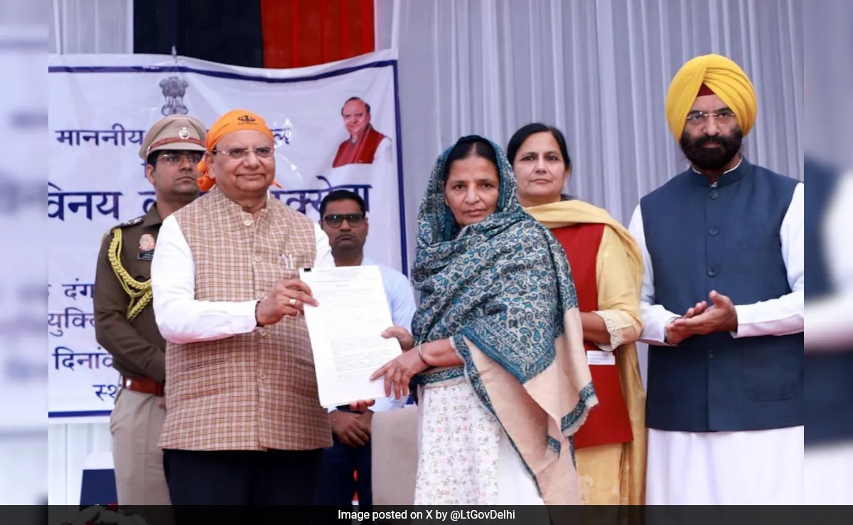 Read more about the article 47 Survivors Of 1984 Anti Sikh Riots Handed Out Job Letters By Delhi Lt Governor