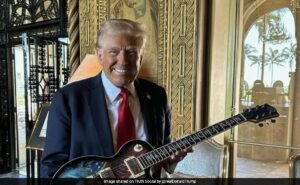 Read more about the article After Bibles And Watches, Donald Trump Is Selling Autographed Guitars For $10,000