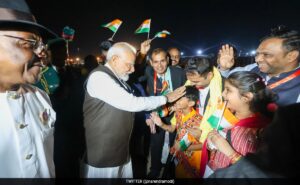 Read more about the article PM Modi Gets Grand Welcome In Nigeria With ‘Vande Mataram’ Chants