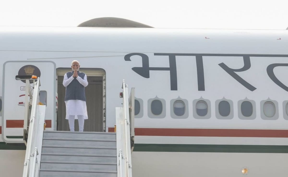 Read more about the article PM Narendra Modi Departs For 5-Day Tour Of Nigeria, Brazil, Guyana