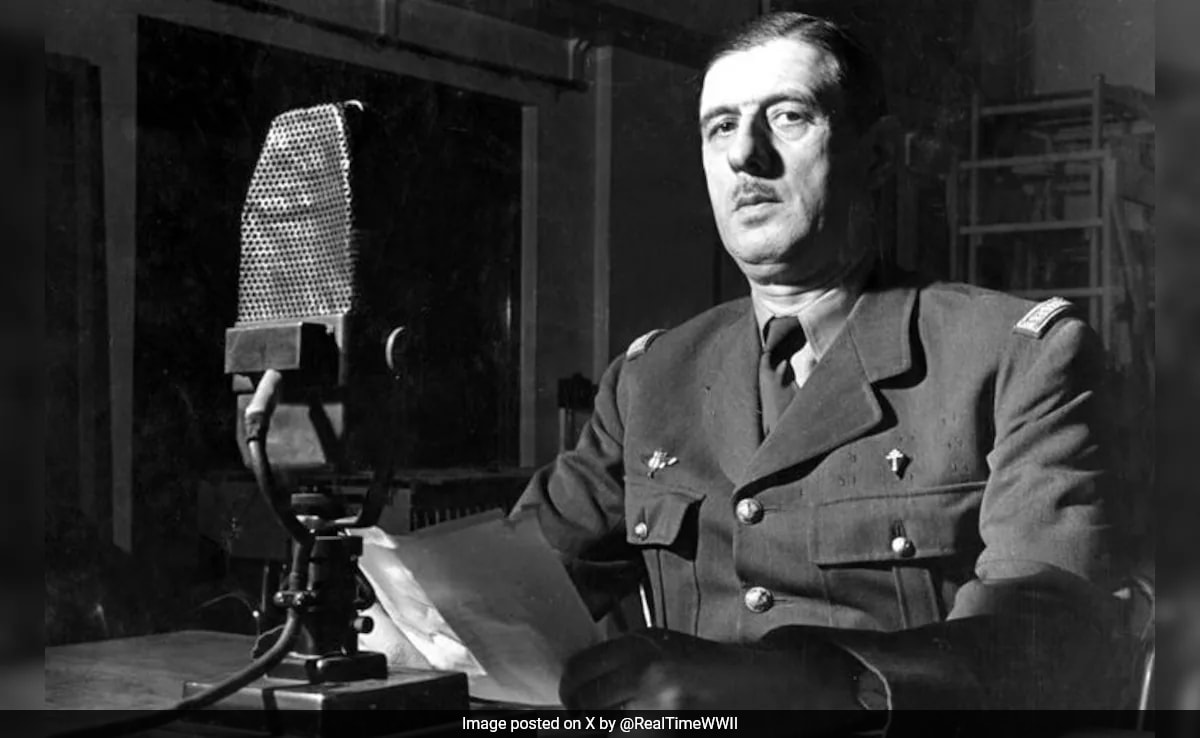 Charles De Gaulle's Famed World War II Speech On Show For First Time