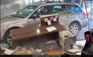 Read more about the article US Man Furious Over Refund Denial Rams Car Into Showroom, Terrifying Video Goes Viral