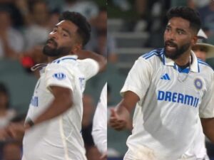 Read more about the article Mohammed Siraj Throws Ball In Anger After Australia Batter’s Bizarre Action During Pink Ball Test. Watch