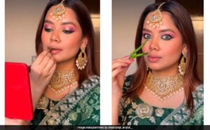 Read more about the article Delhi Influencer Uses Green Chillies As ‘Lip Plumper’ In Bizarre Beauty Hack, Internet Baffled